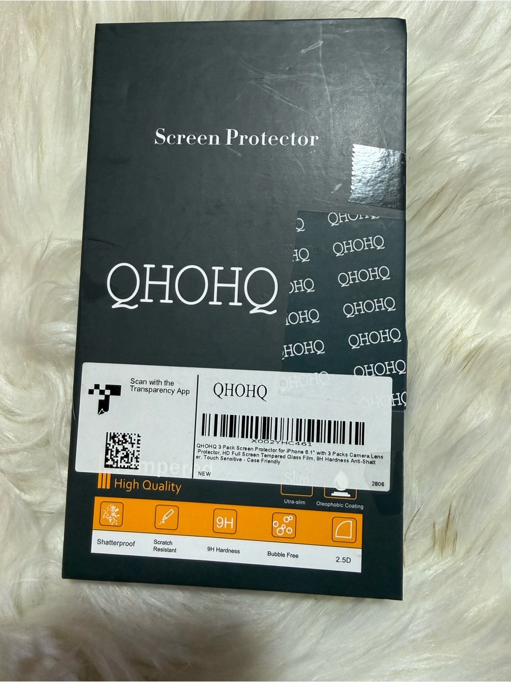 2 Pack Screen Protectors for iPhone with 6.1” Screen